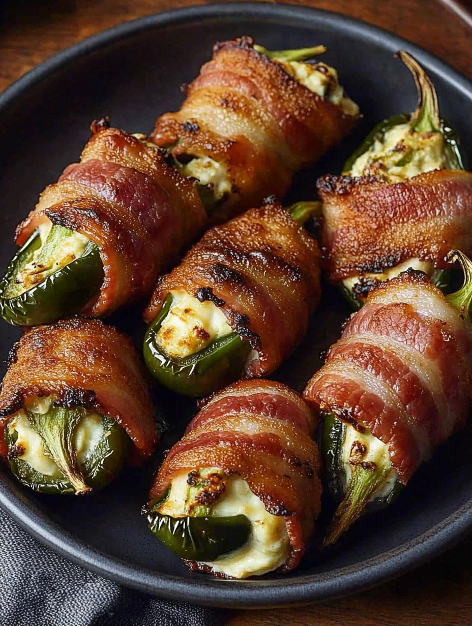 Bacon-Wrapped Jalapeño Poppers