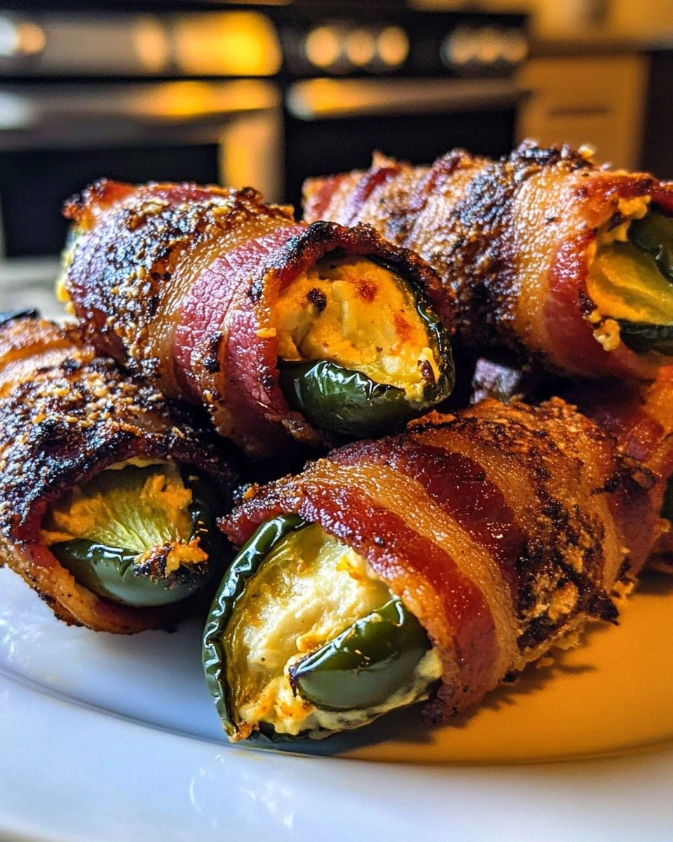 Bacon-Wrapped Jalapeño Poppers