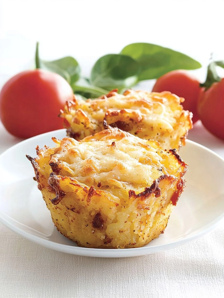 Baked Parmesan Hash Brown Cups