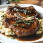 Balsamic-Pork-Chops-with-Cauli-Mash-Recipe