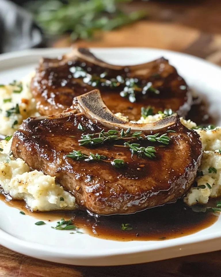 Balsamic-Pork-Chops-with-Cauli-Mash-Recipe