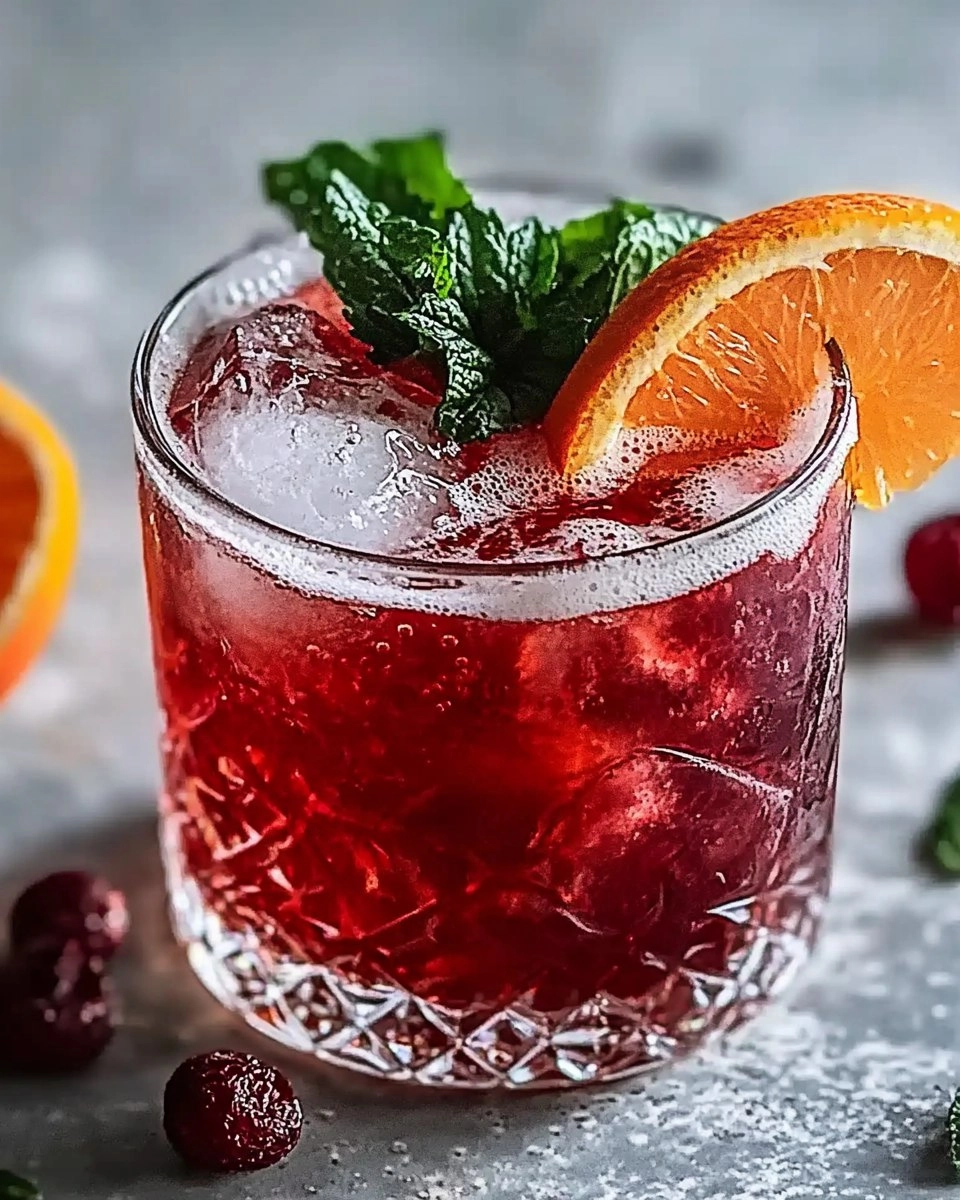 Blood Orange Bourbon Smash