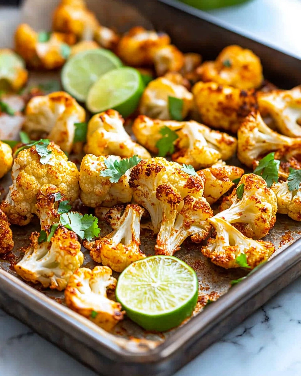 Chili Lime Roasted Cauliflower