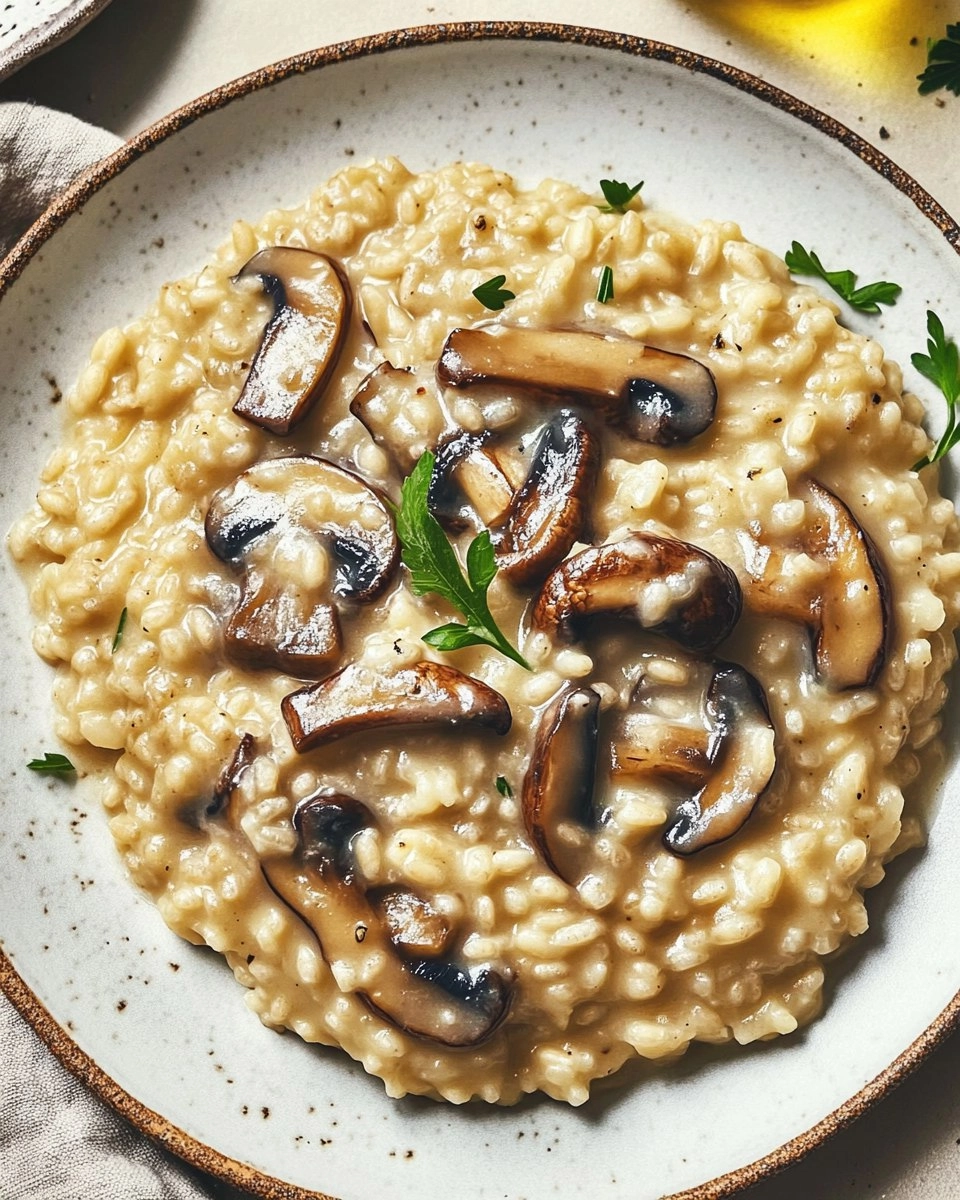 Creamy Mushroom Risotto
