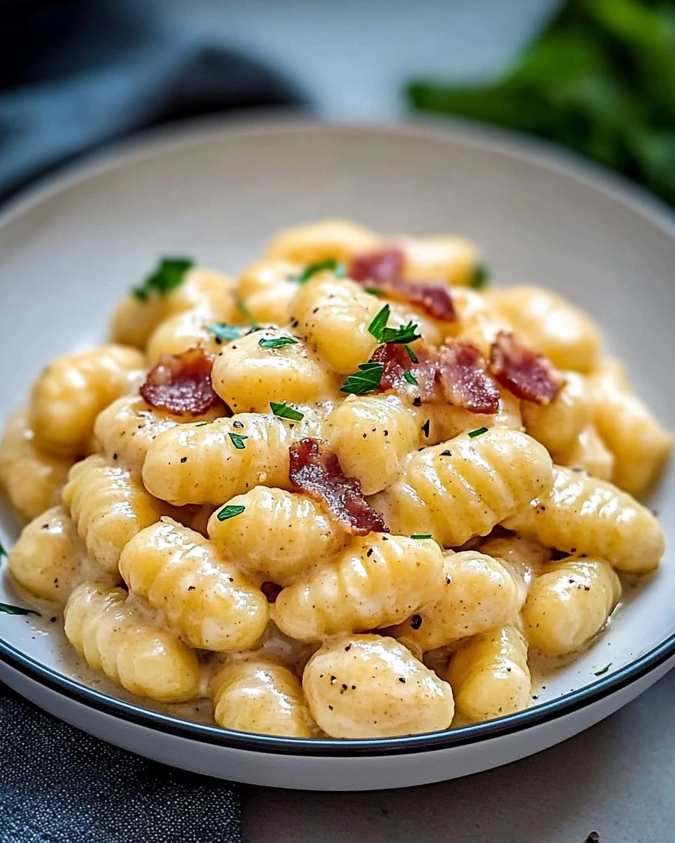 Creamy Pancetta Gnocchi 