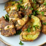 Crispy-Smashed-Potatoes-with-Garlic-Zaatar-Recipe