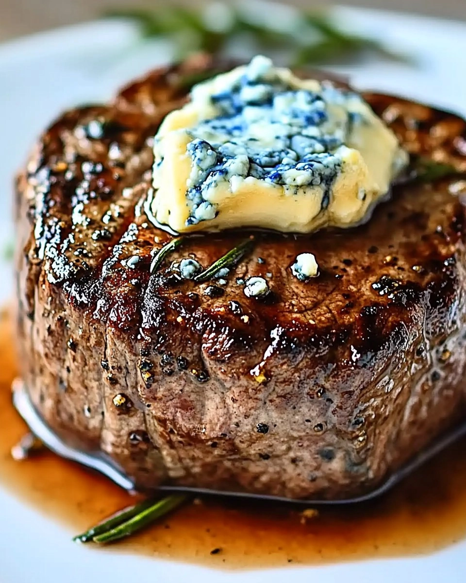 Filet Mignon with Blue Cheese Butter