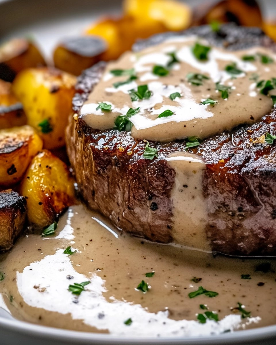 Filet Mignon with Dijon Sauce