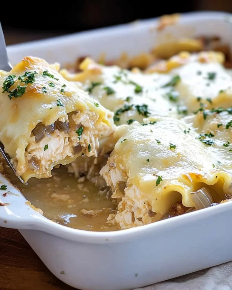 French-Onion-Chicken-Lasagna-Rollups-Recipe