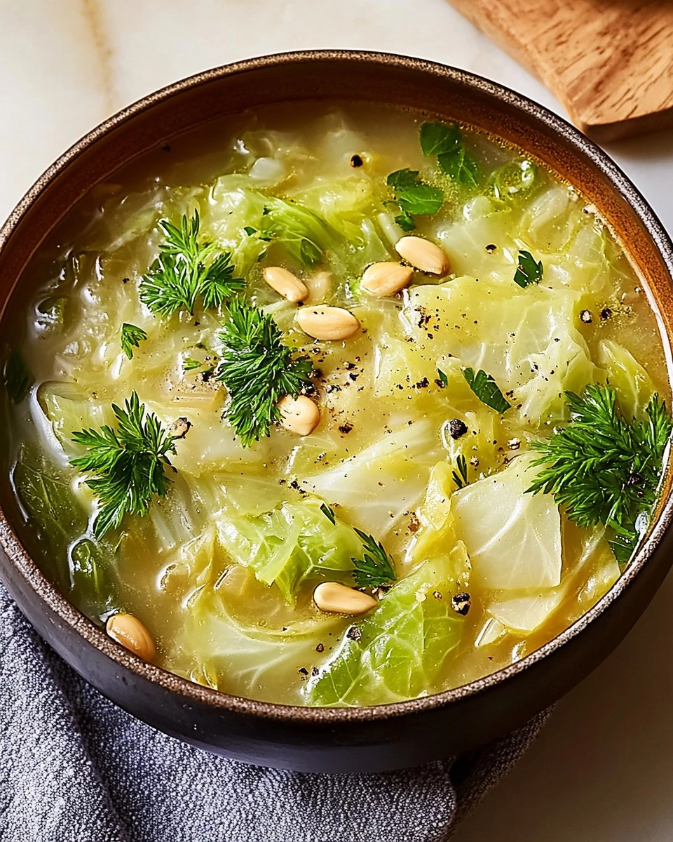 Garlicky Cabbage Soup