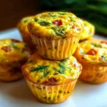 Mini-Frittata-Muffins-with-Dill-Recipe