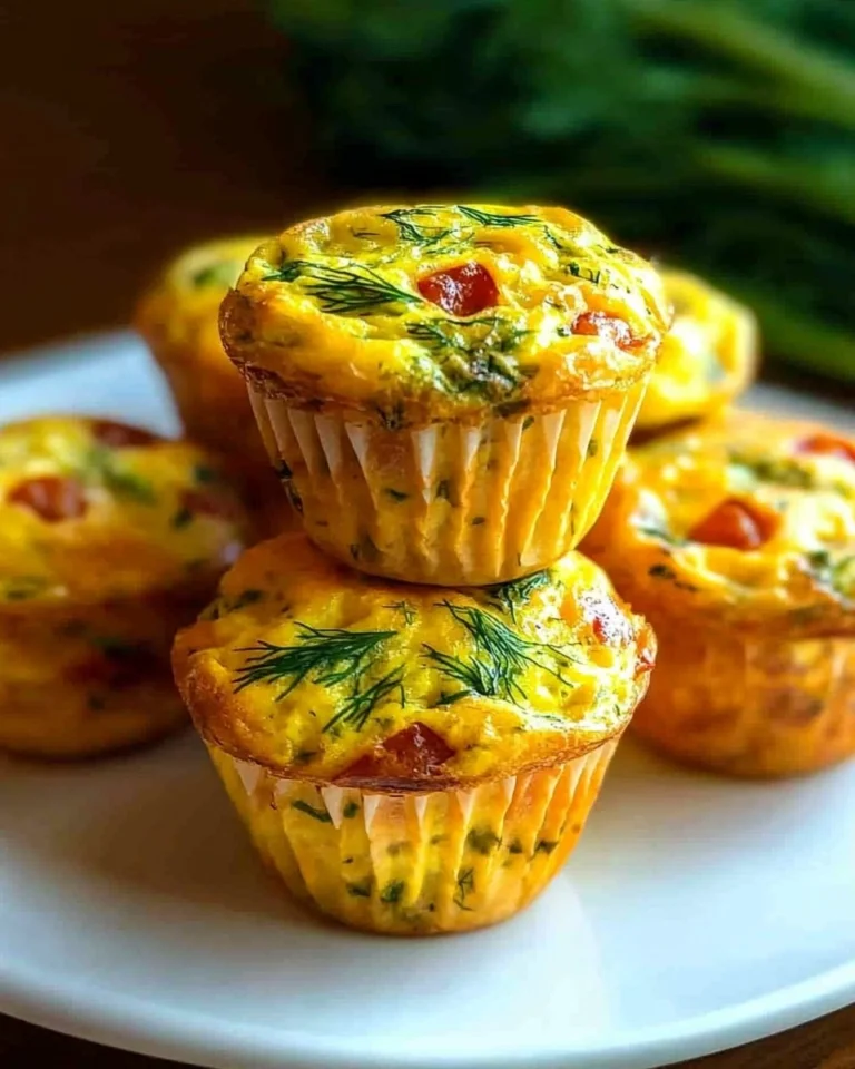 Mini-Frittata-Muffins-with-Dill-Recipe