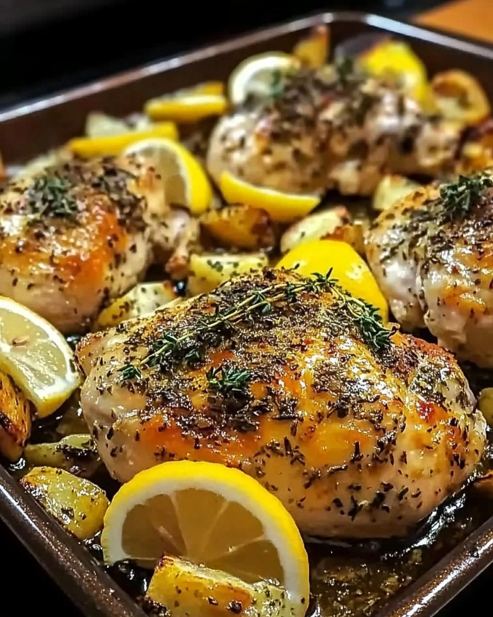 One-Pan Lemon Herb Roasted Chicken