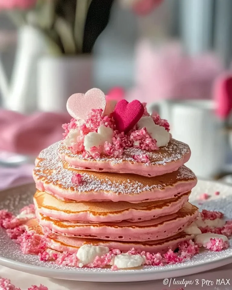 Romantic-Brunch-Ideas-Pink-Pancakes-Recipe