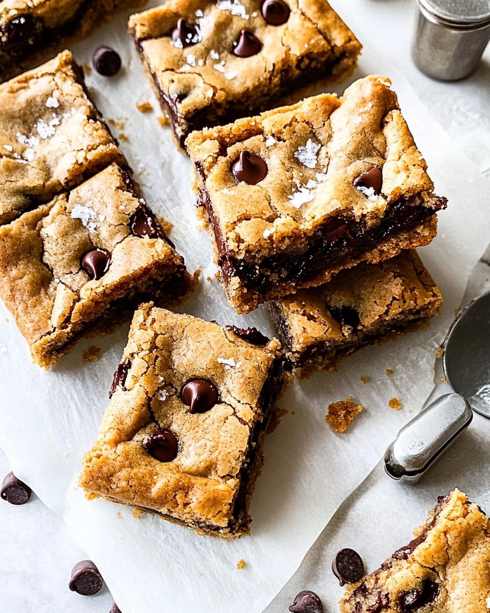 Salted Brown Butter Chocolate Chip Cookie Bars
