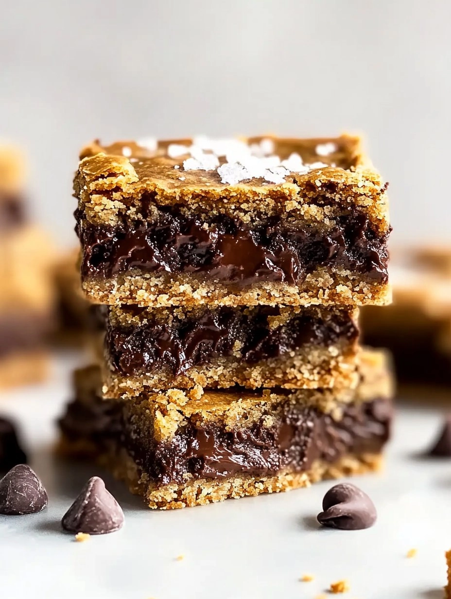 Salted Brown Butter Chocolate Chip Cookie Bars