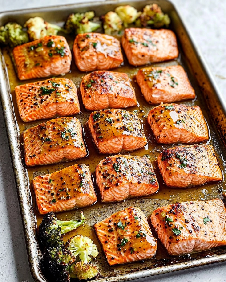 Sheet-Pan Honey Mustard Salmon