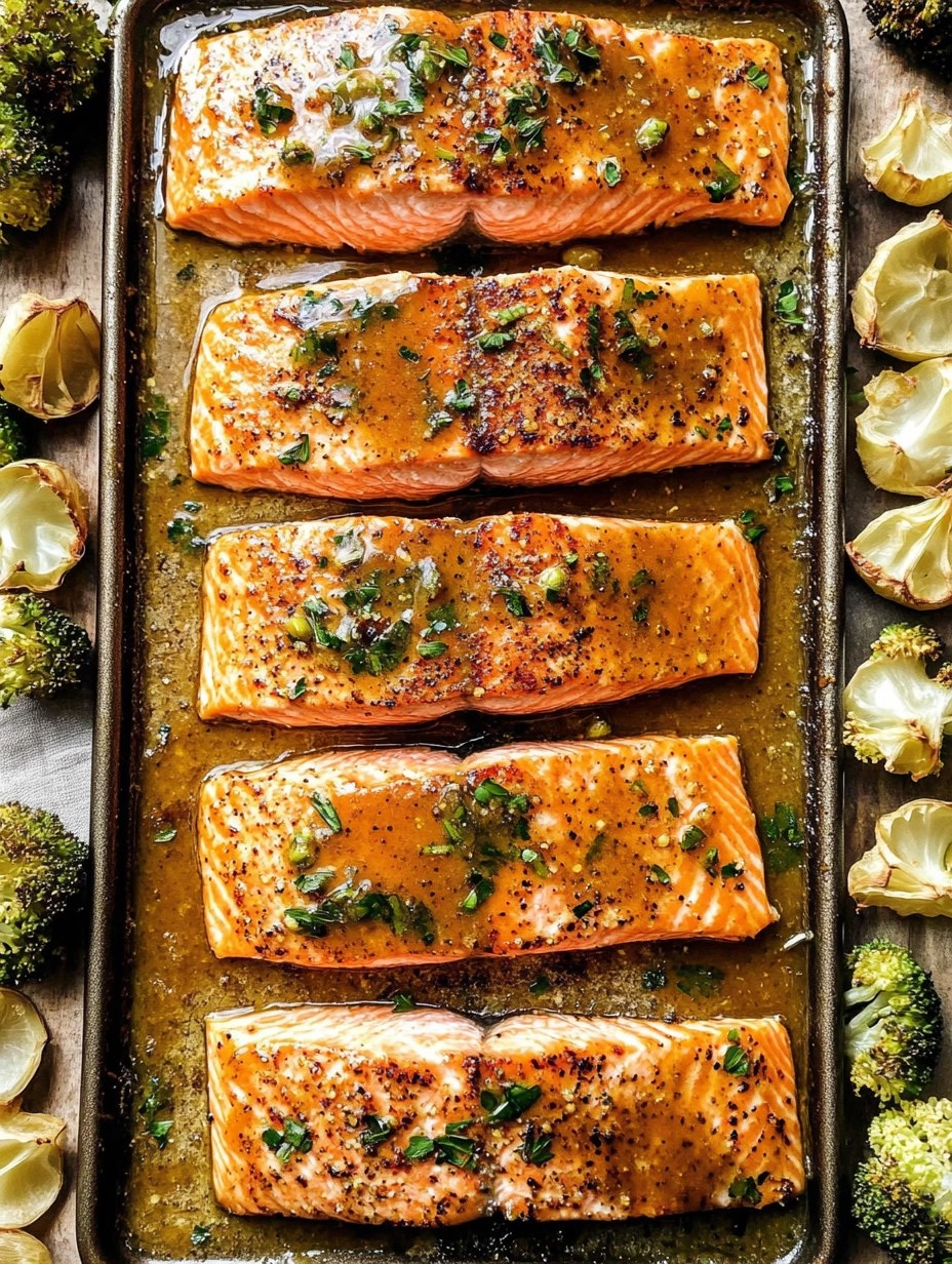Sheet-Pan Honey Mustard Salmon