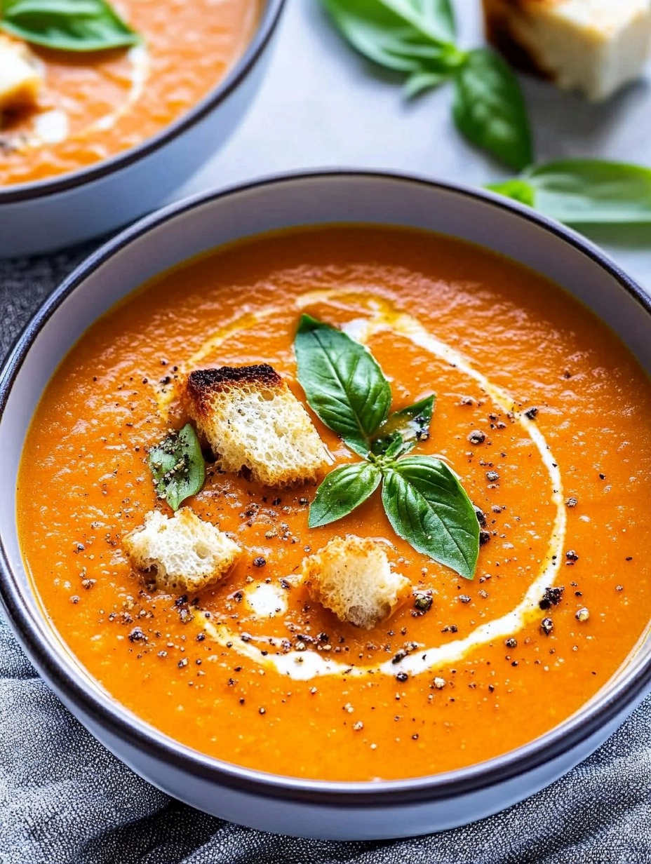 Tomato Soup | Easy Creamy Tomato Soup