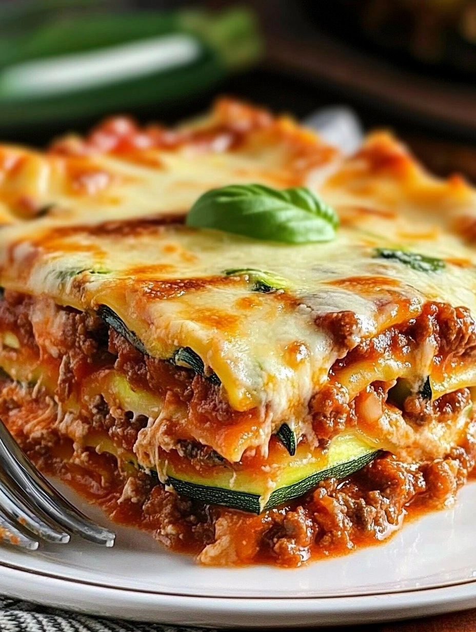 Zucchini Lasagna Bolognese