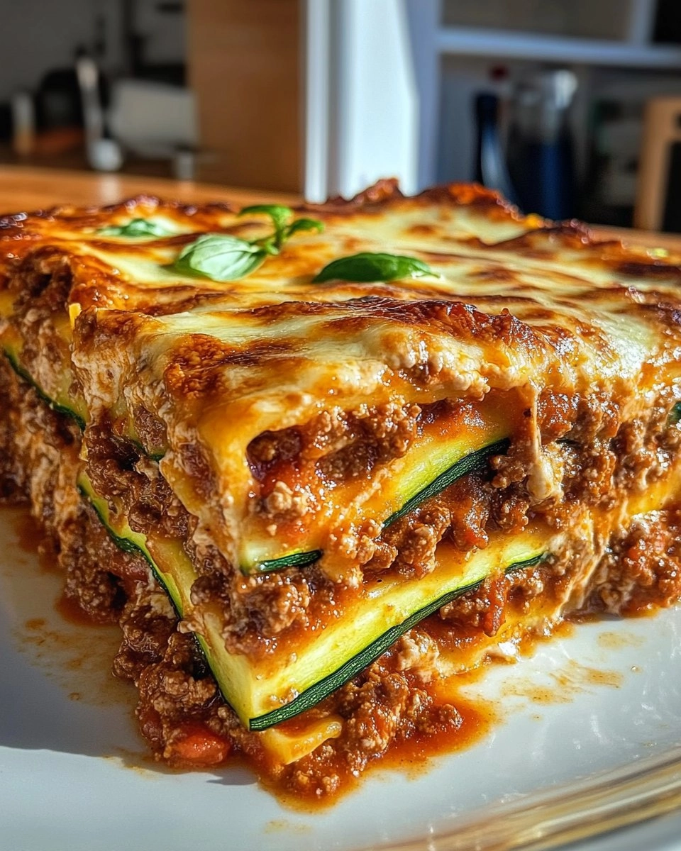 Zucchini Lasagna Bolognese