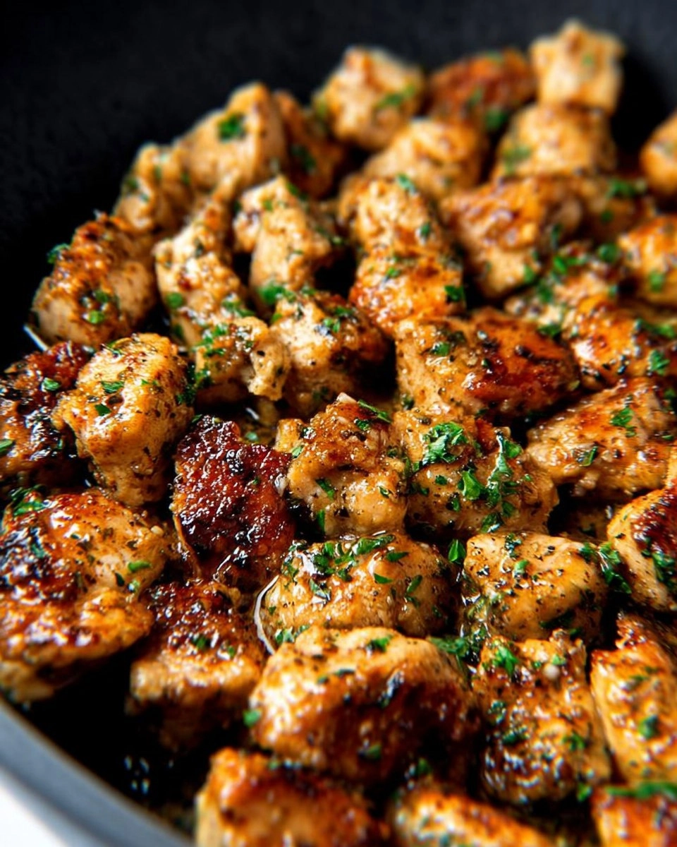 15-Minute Garlic Butter Chicken Bites | Easy One-Pan Recipe