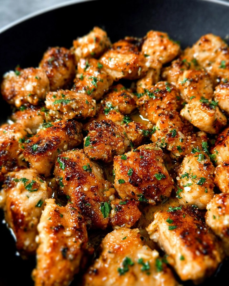 15-Minute Garlic Butter Chicken Bites | Easy One-Pan Recipe