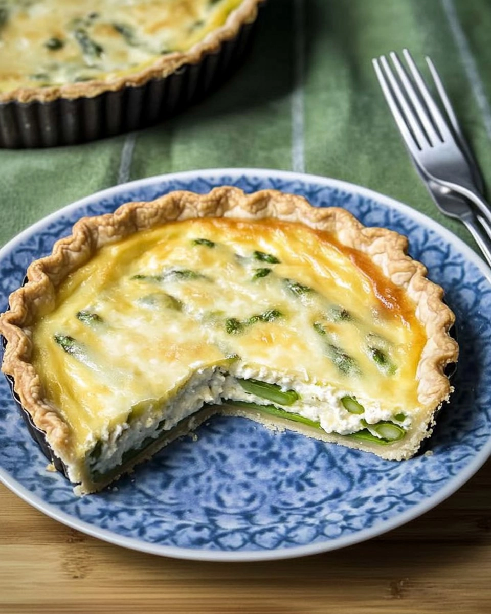 Asparagus and Gruyere Quiche | Easy Spring Breakfast