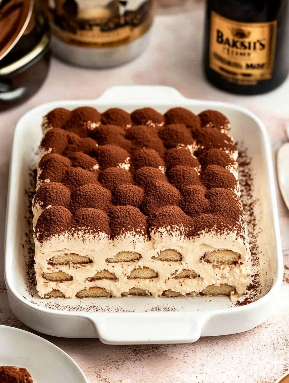 Bailey's Irish Cream Tiramisu | Easy No-Bake Dessert