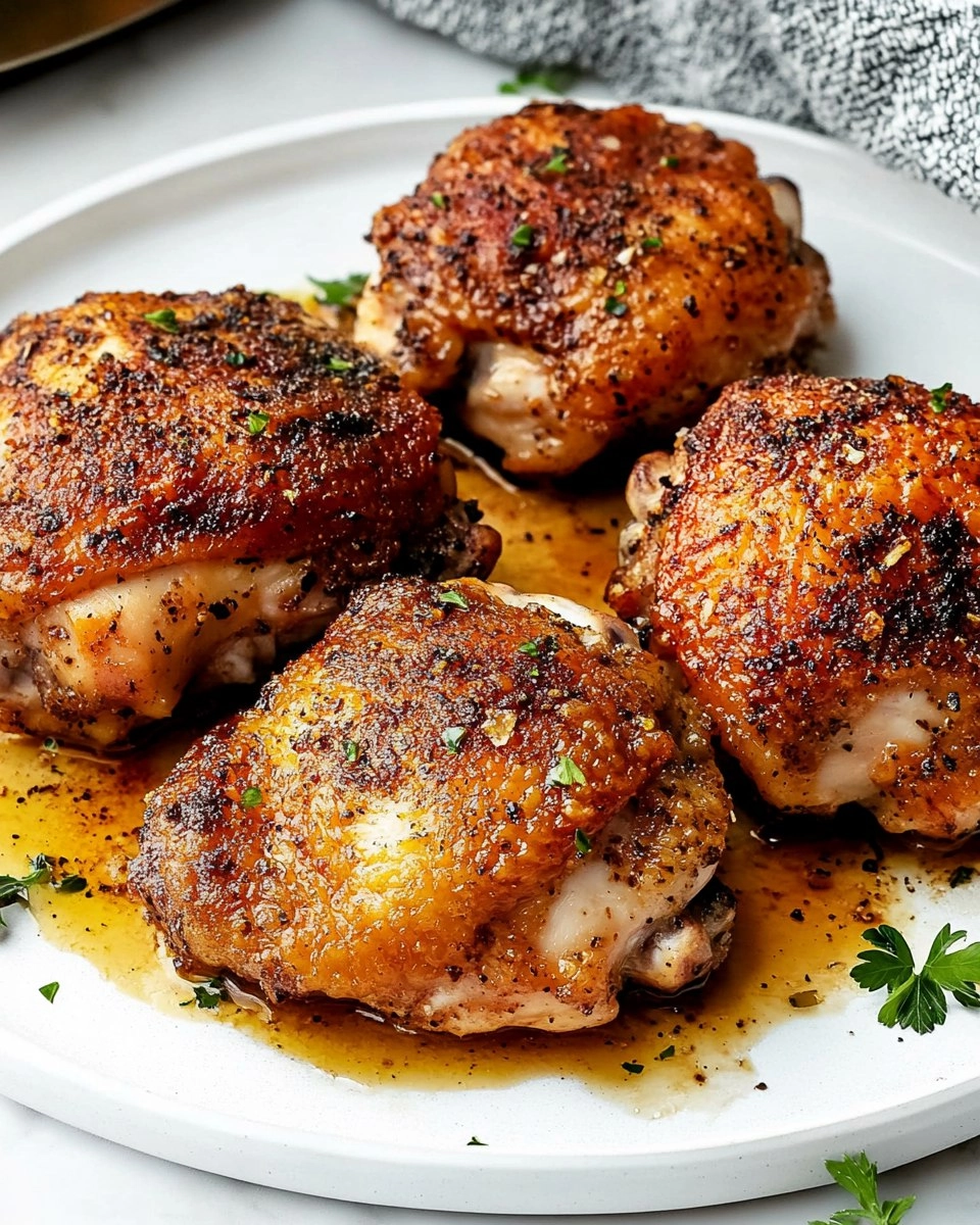 Baked Chicken Thighs | Juicy Oven-Roasted Chicken