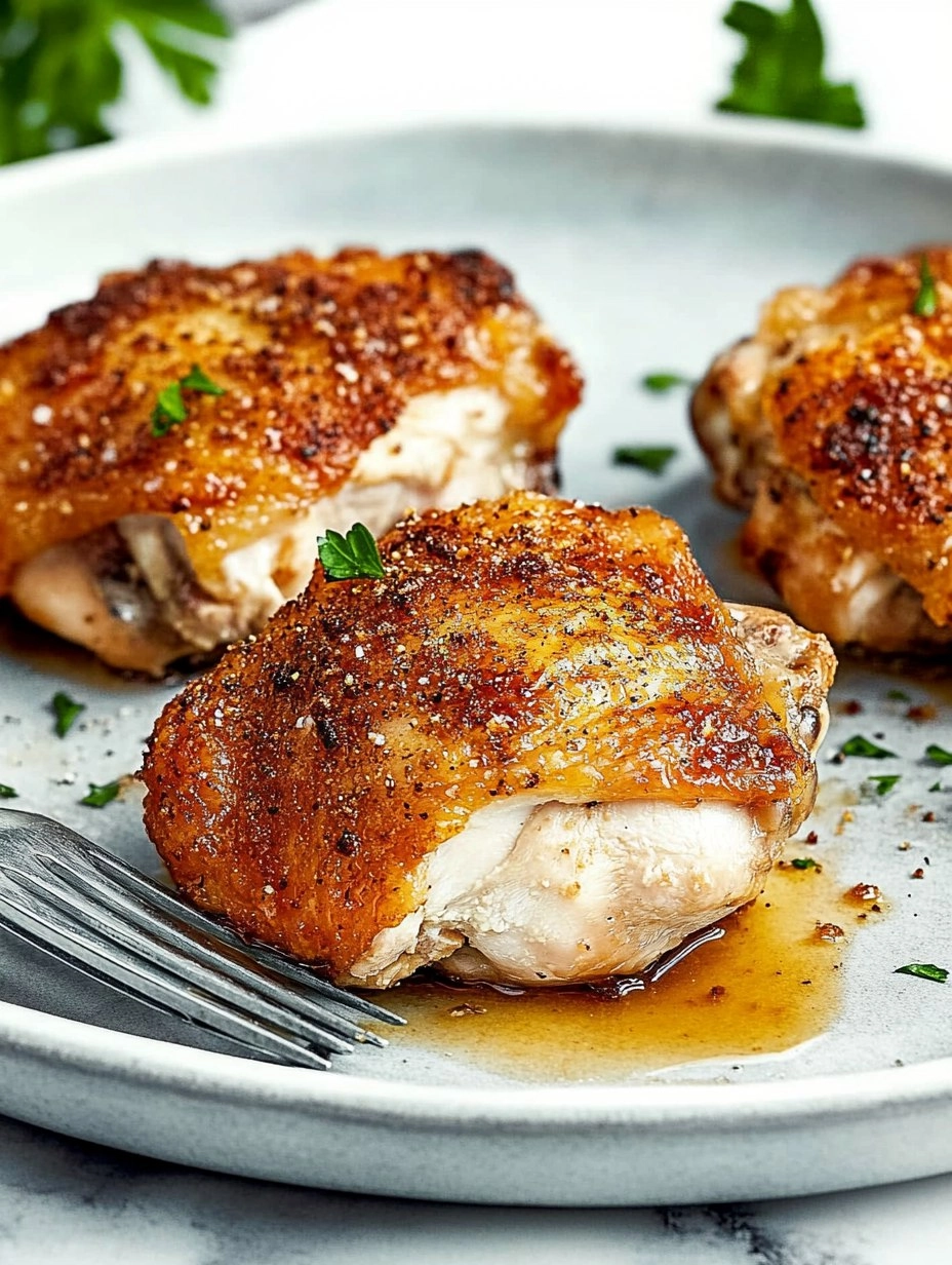 Baked Chicken Thighs | Juicy Oven-Roasted Chicken