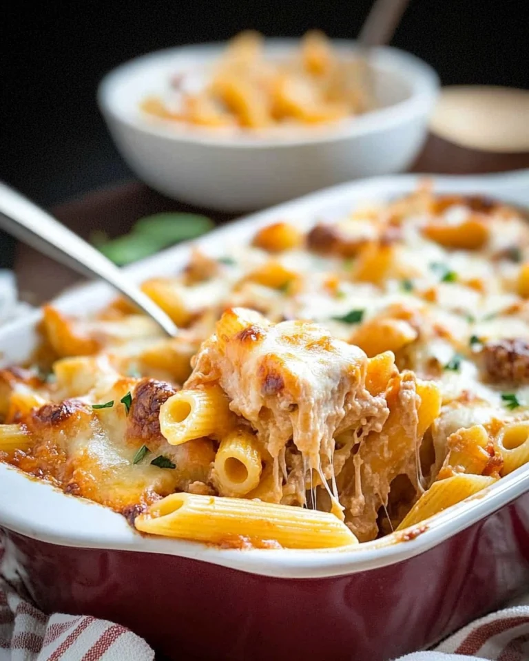 Baked-Penne-Cheesy-Oven-Baked-Pasta-Casserole-Recipe