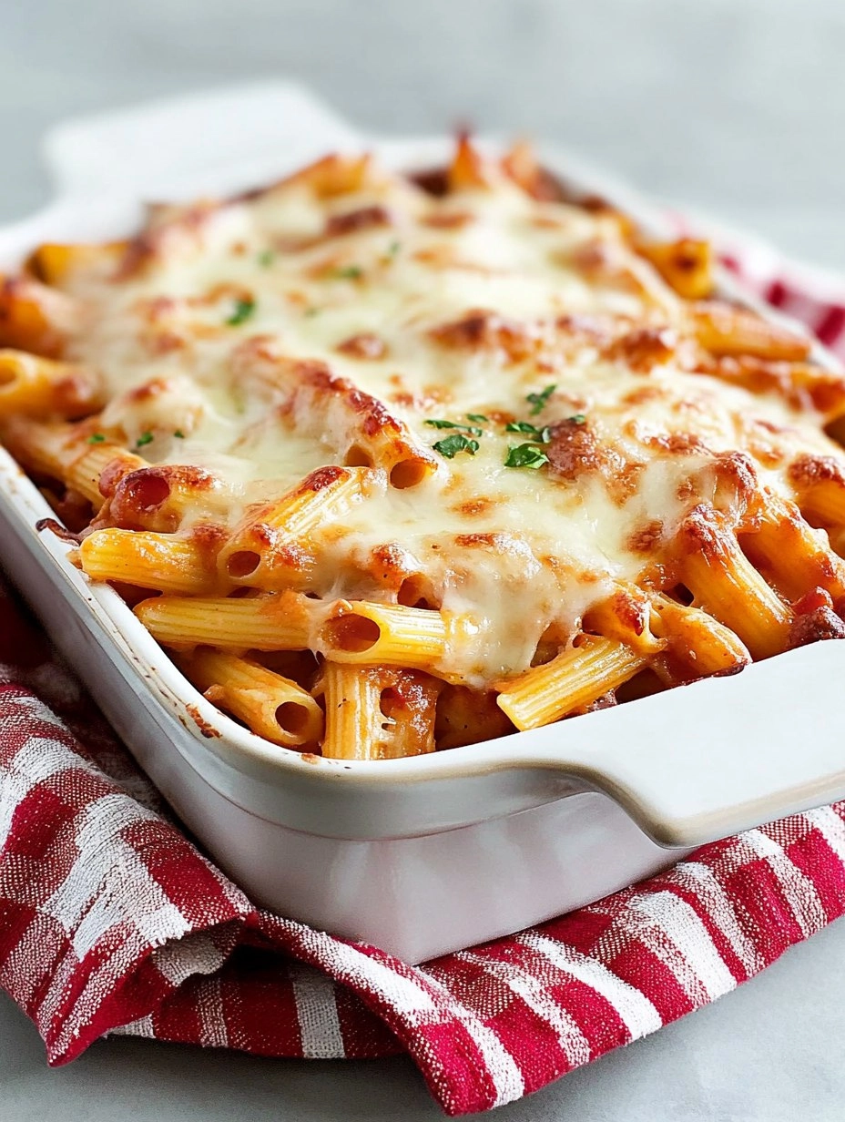 Baked Penne | Cheesy Oven-Baked Pasta Casserole