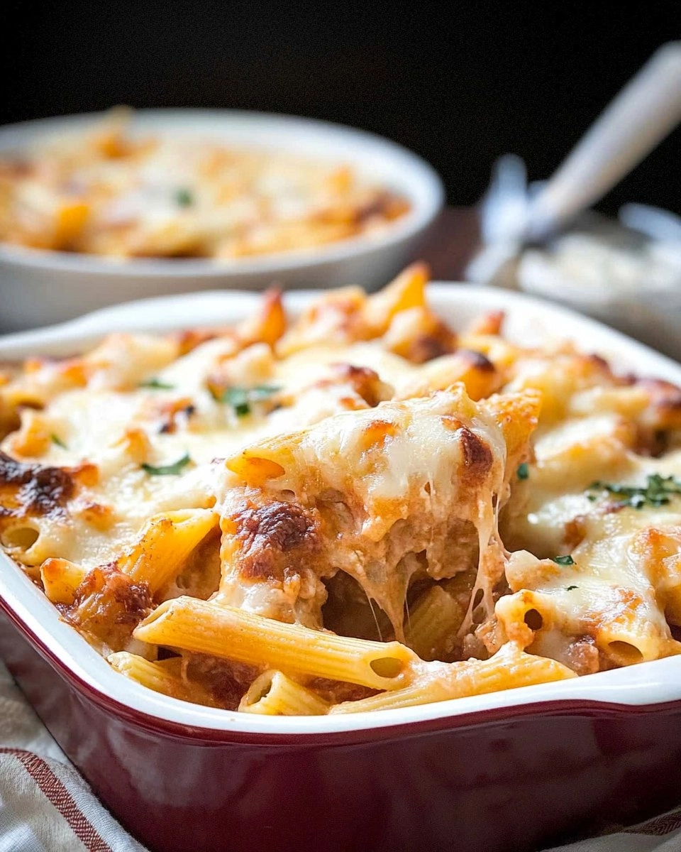 Baked Penne | Cheesy Oven-Baked Pasta Casserole