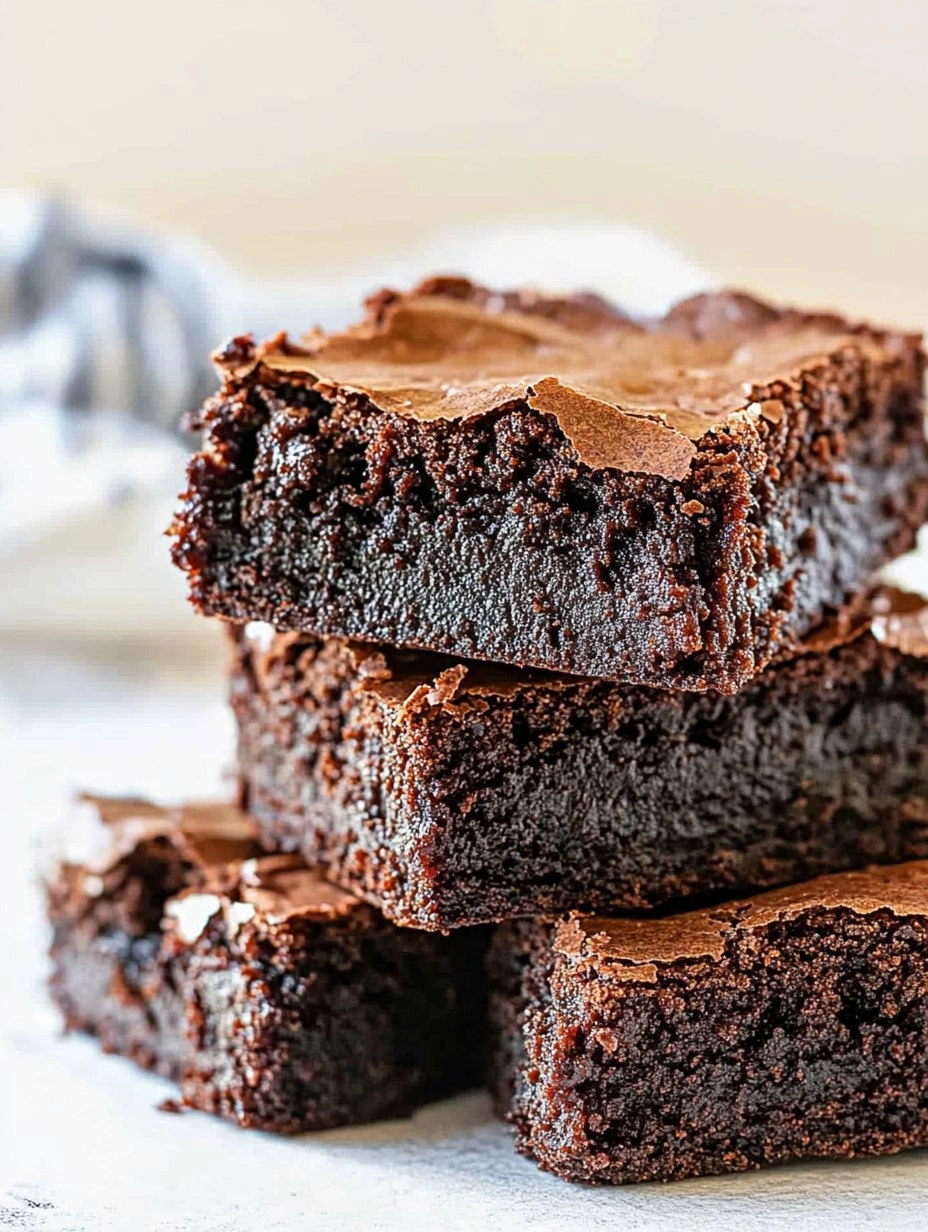 Brownies | Fudgy Dark Chocolate Brownies