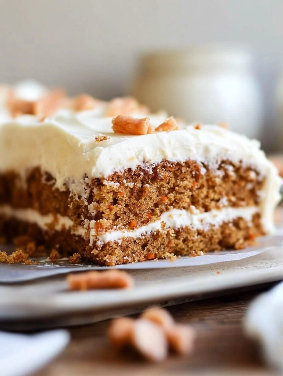 Carrot Cake Sheet Cake with Thick Cream Cheese Frosting