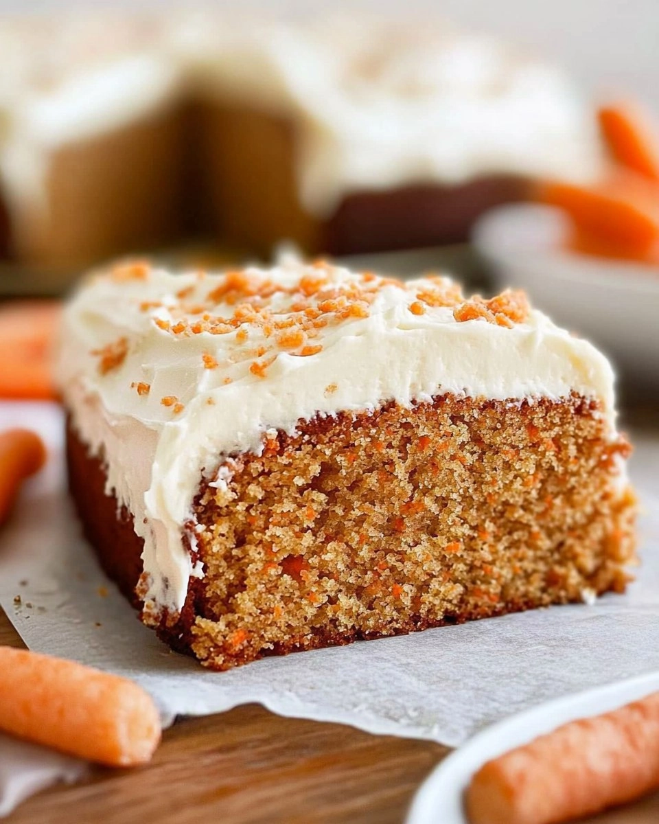 Carrot Cake Sheet Cake with Thick Cream Cheese Frosting