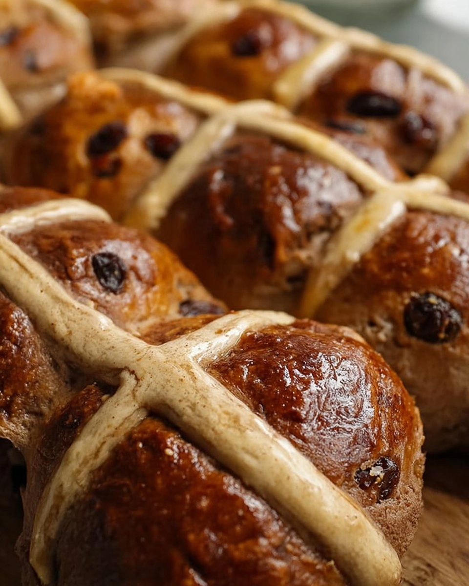 Cinnamon Raisin Hot Cross Buns (Make-Ahead Easter Rolls)
