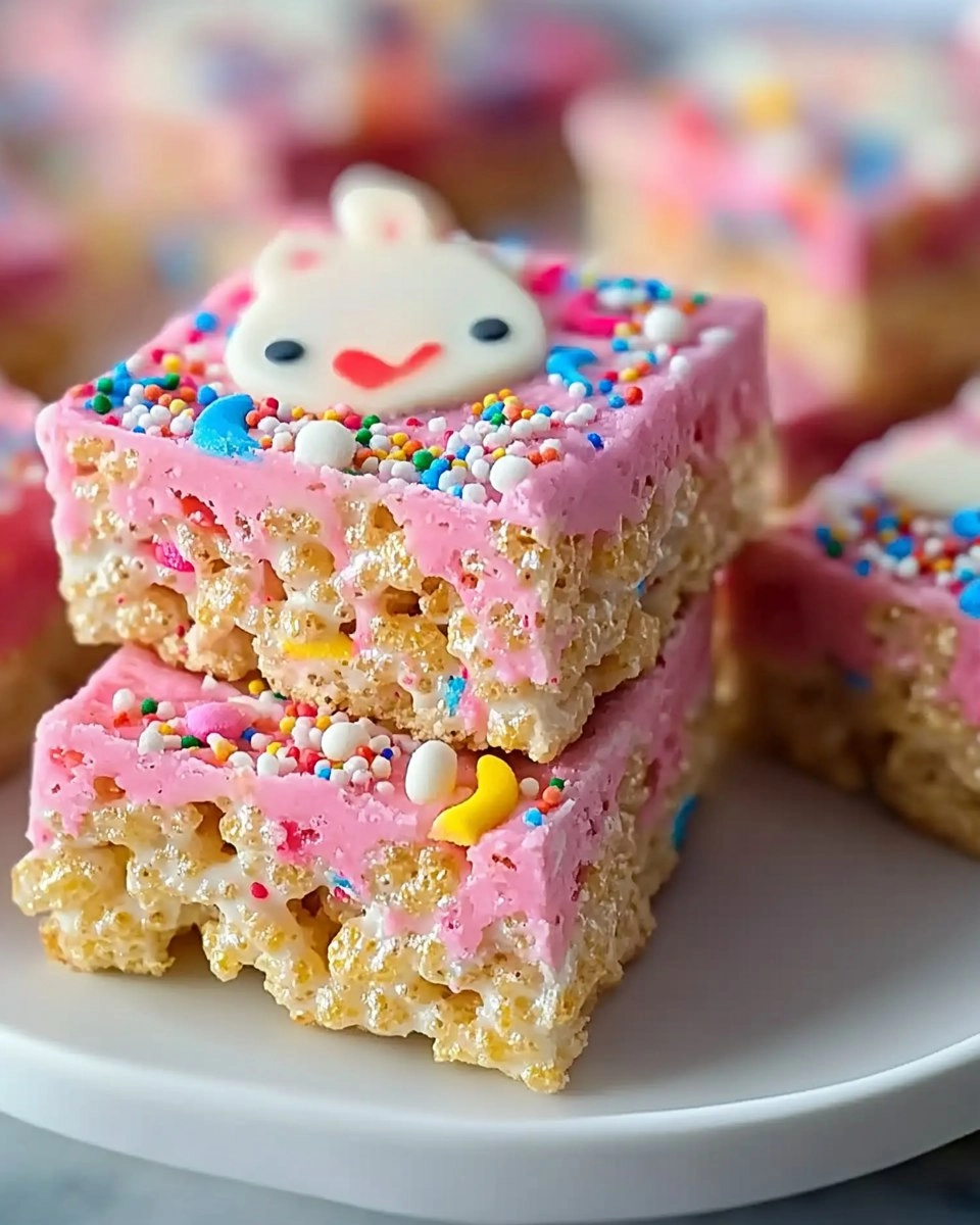Circus Animal Cookie Rice Krispie Treats