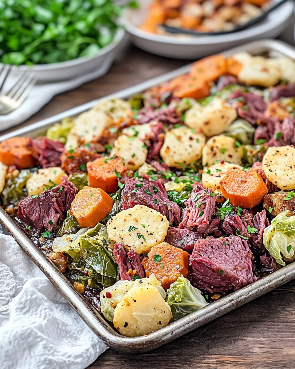 Corned Beef & Cabbage Sheet-Pan Dinner (No Boiling Pot Required)