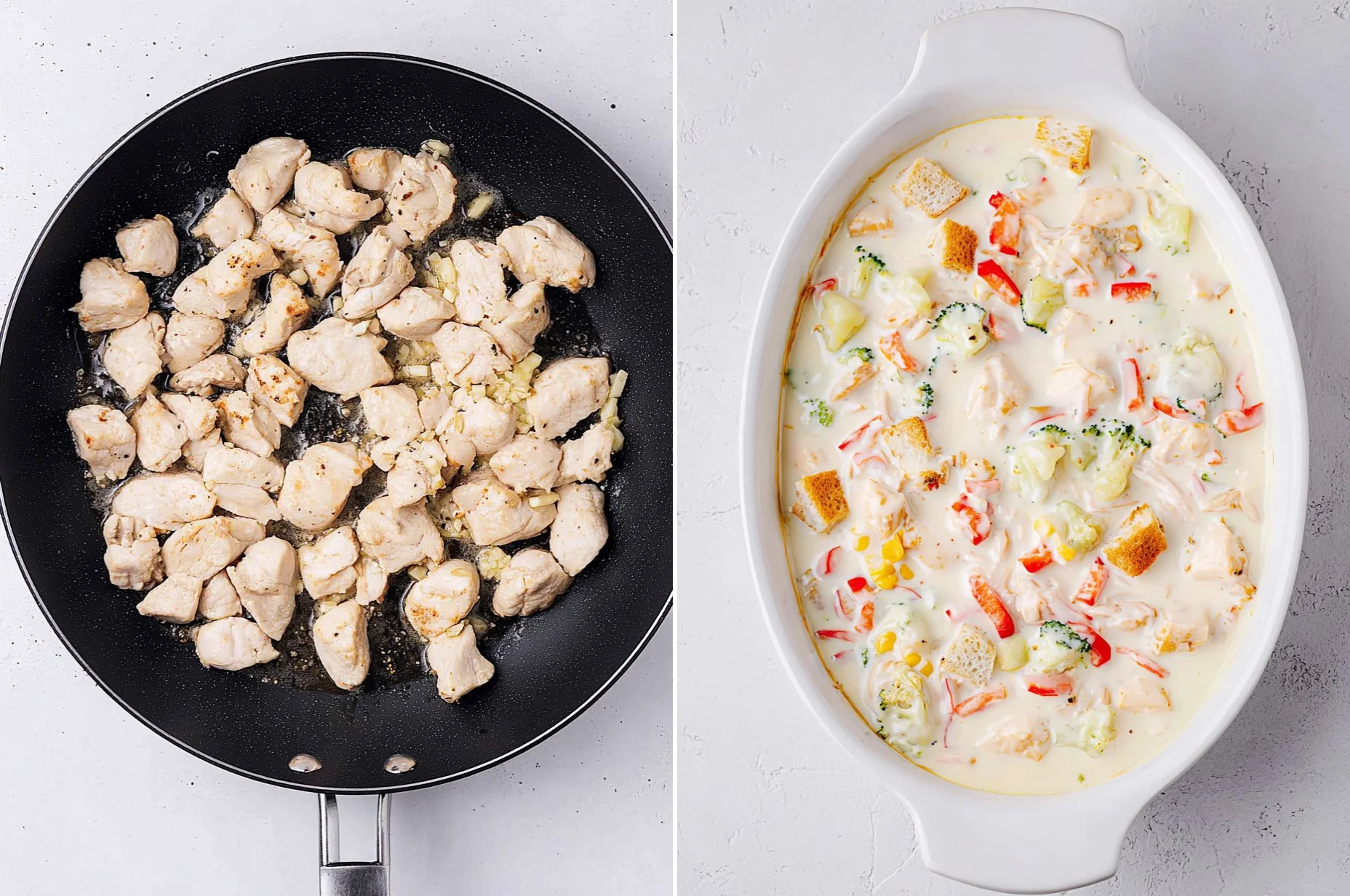 Creamy Chicken Zucchini Casserole