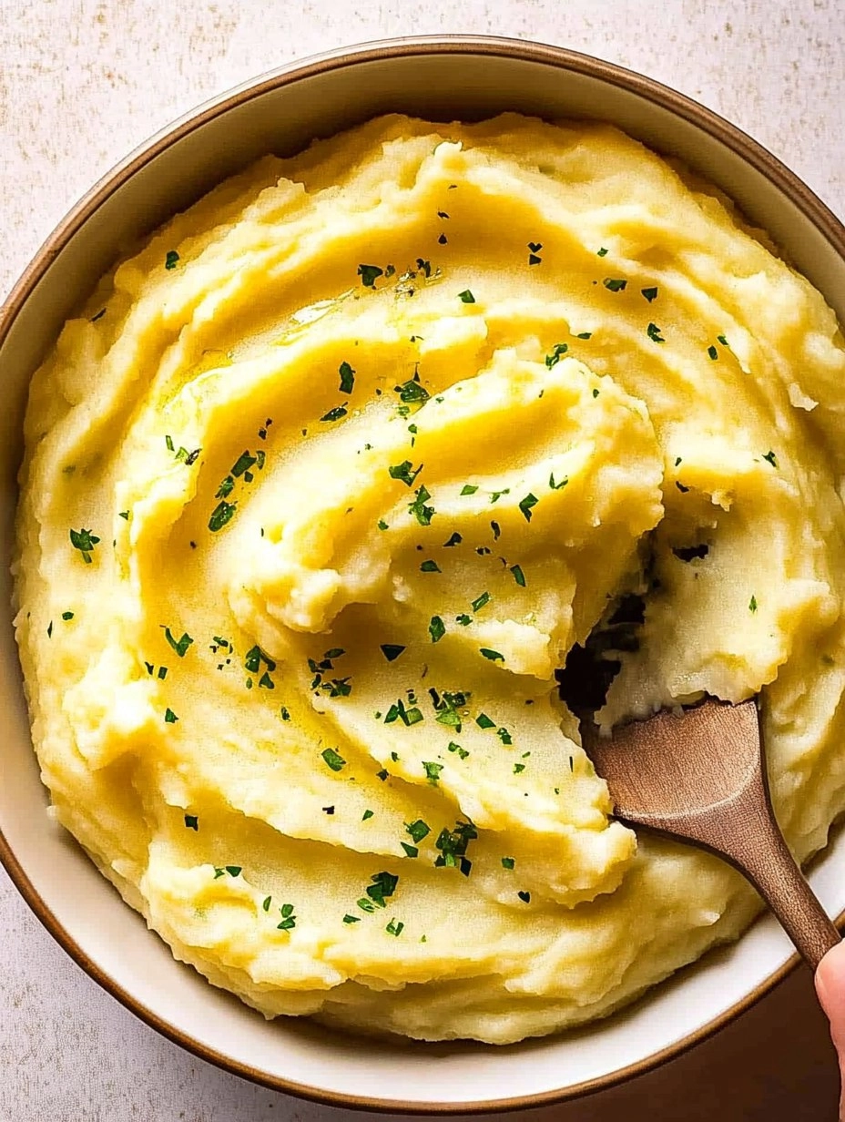 Creamy Garlic Mashed Potatoes (Restaurant Style)