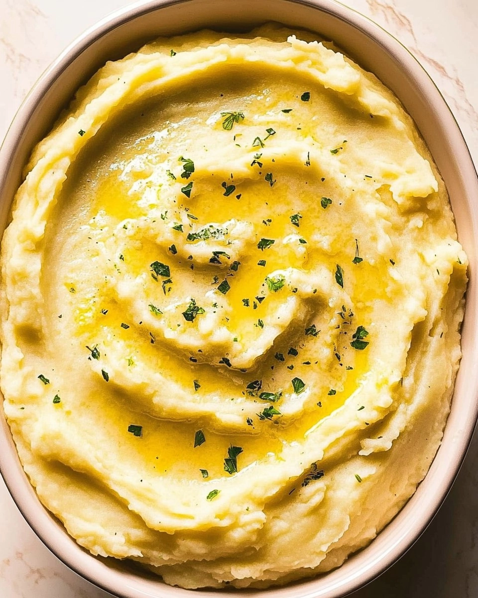 Creamy Garlic Mashed Potatoes (Restaurant Style)