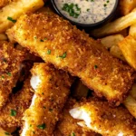 Crispy-Baked-Fish-Chips-with-Tartar-Sauce-Recipe