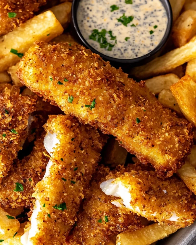 Crispy-Baked-Fish-Chips-with-Tartar-Sauce-Recipe