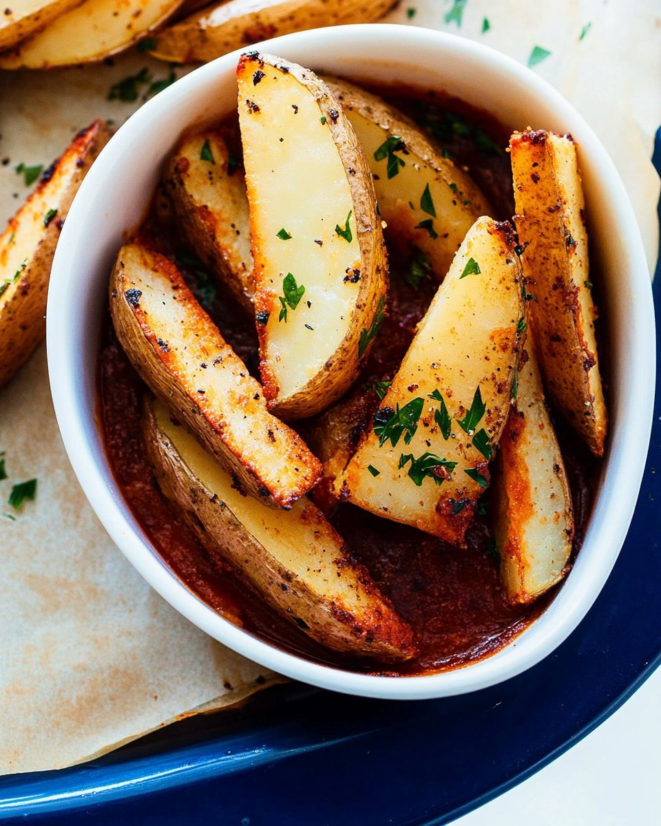 Crispy Oven-Baked Potato Wedges (Pub Style)