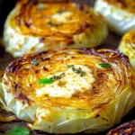 Crispy-Roasted-Parmesan-Cabbage-Steaks-with-Garlic-Herb-Butter-Recipe