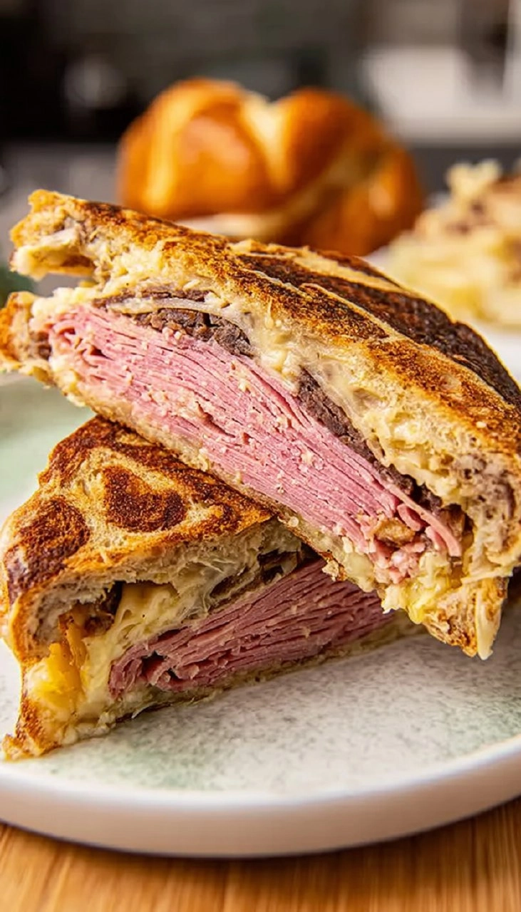Crockpot Reuben Sandwiches 