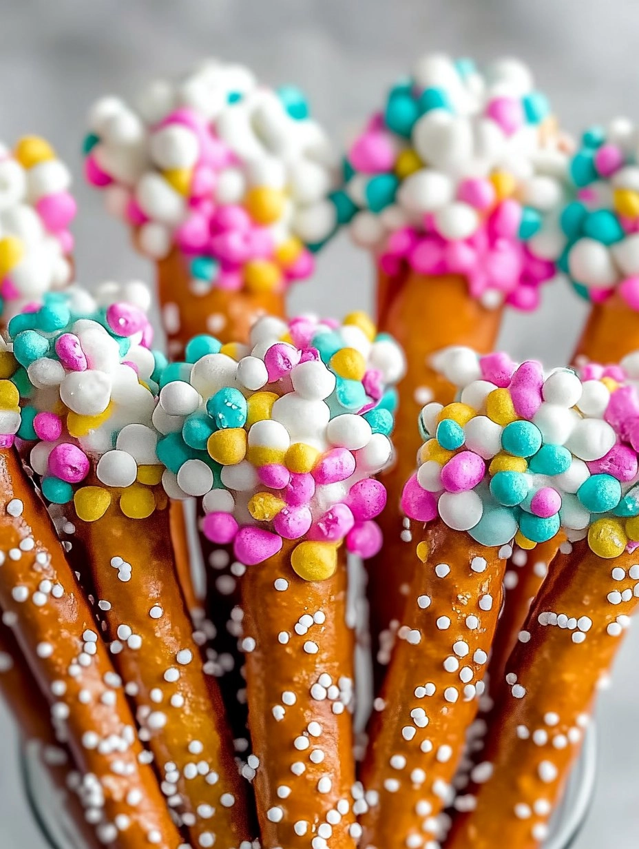 Dr. Seuss Truffula Tree Pretzel Rods to Delight Kids!