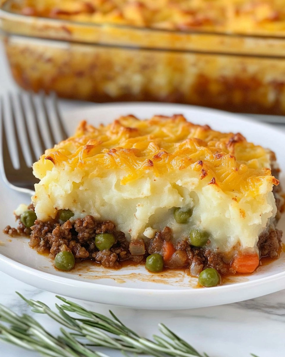 Easy Shepherd’s Pie with Cheesy Mashed Potato Topping